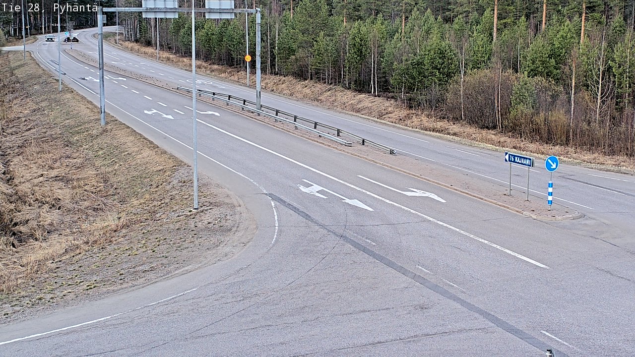 Kelikamerat Kuva Tie 28 Pyhäntä, Pyhäntä, Pohjois-Pohjanmaa