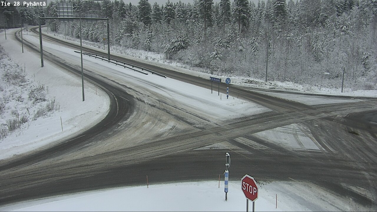 Kelikamerat Kuva Tie 28 Pyhäntä, Pyhäntä, Pohjois-Pohjanmaa