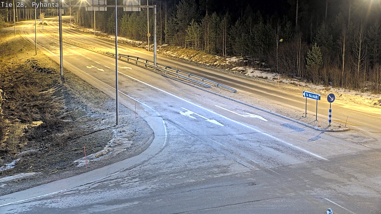 Kelikamerat Kuva Tie 28 Pyhäntä, Pyhäntä, Pohjois-Pohjanmaa