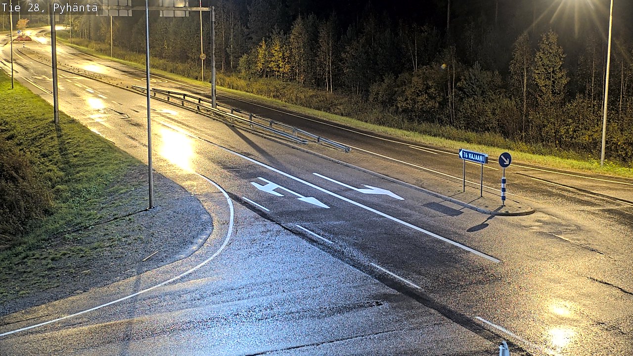 Kelikamerat Kuva Tie 28 Pyhäntä, Pyhäntä, Pohjois-Pohjanmaa
