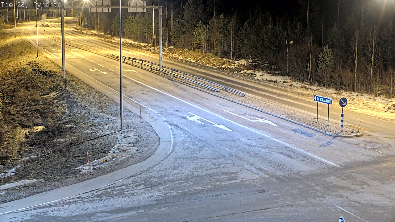 Kelikamerat Kuva Tie 28 Pyhäntä, Pyhäntä, Pohjois-Pohjanmaa