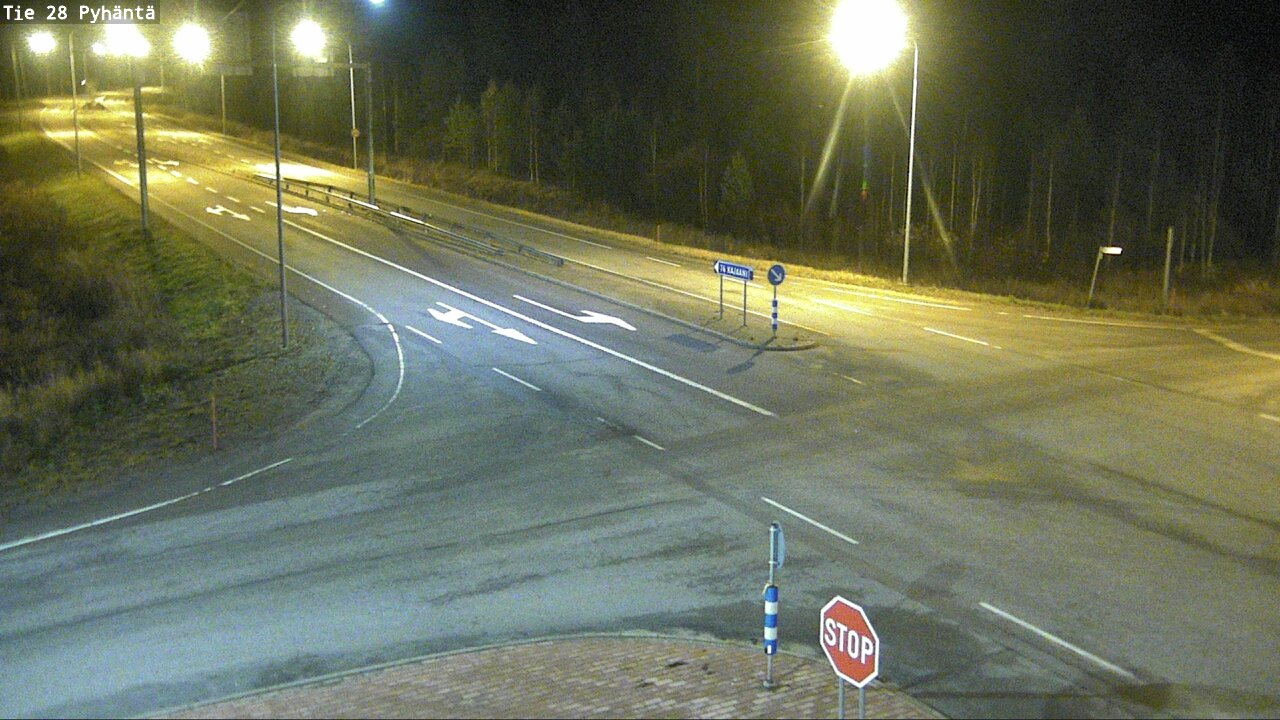 Kelikamerat Kuva Tie 28 Pyhäntä, Pyhäntä, Pohjois-Pohjanmaa