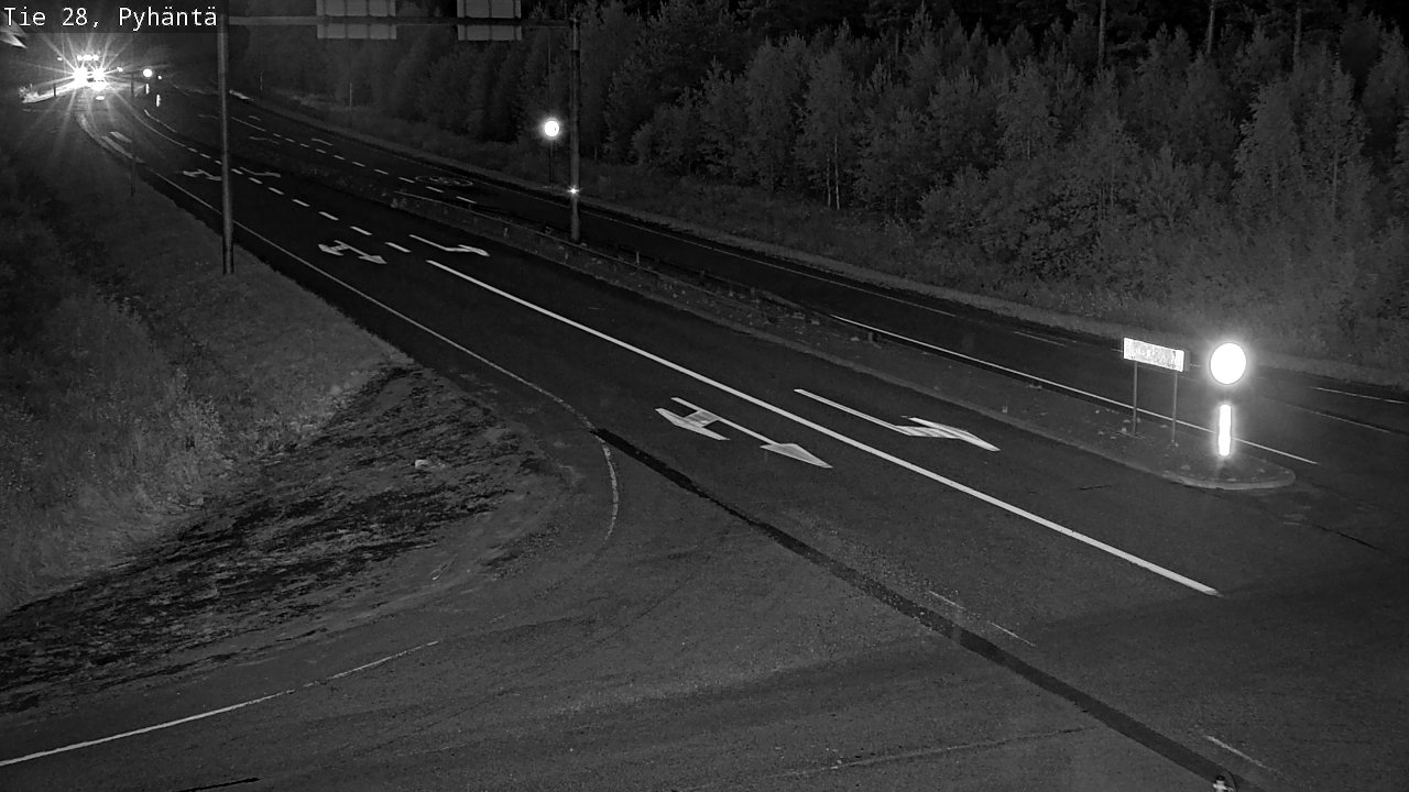 Kelikamerat Kuva Tie 28 Pyhäntä, Pyhäntä, Pohjois-Pohjanmaa