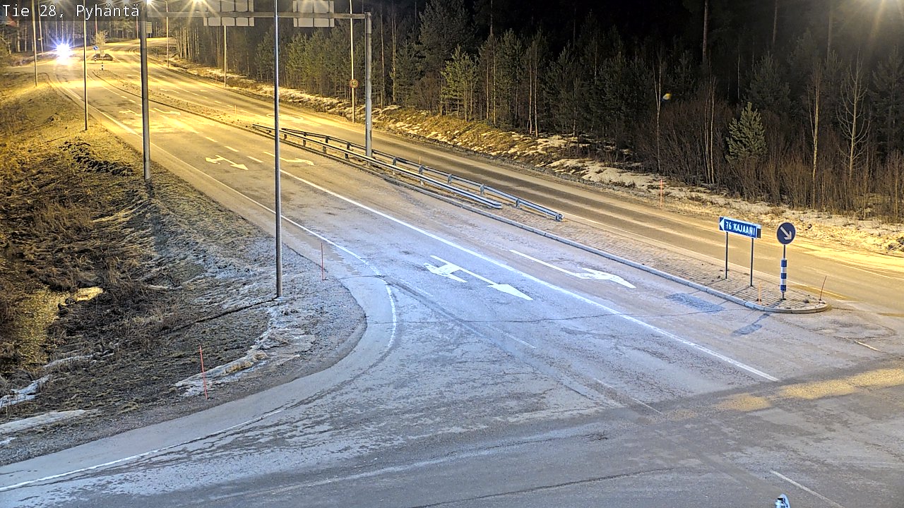 Kelikamerat Kuva Tie 28 Pyhäntä, Pyhäntä, Pohjois-Pohjanmaa