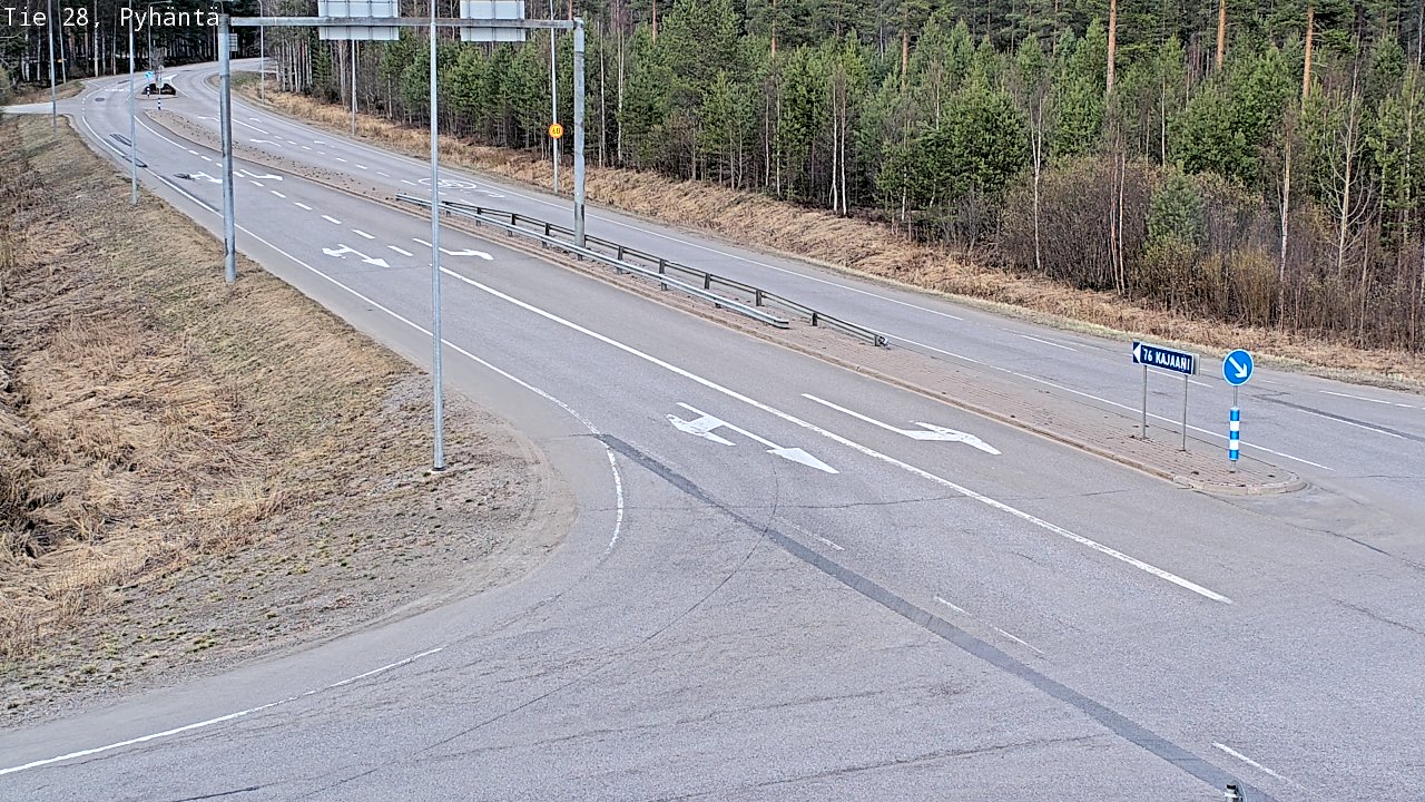 Kelikamerat Kuva Tie 28 Pyhäntä, Pyhäntä, Pohjois-Pohjanmaa