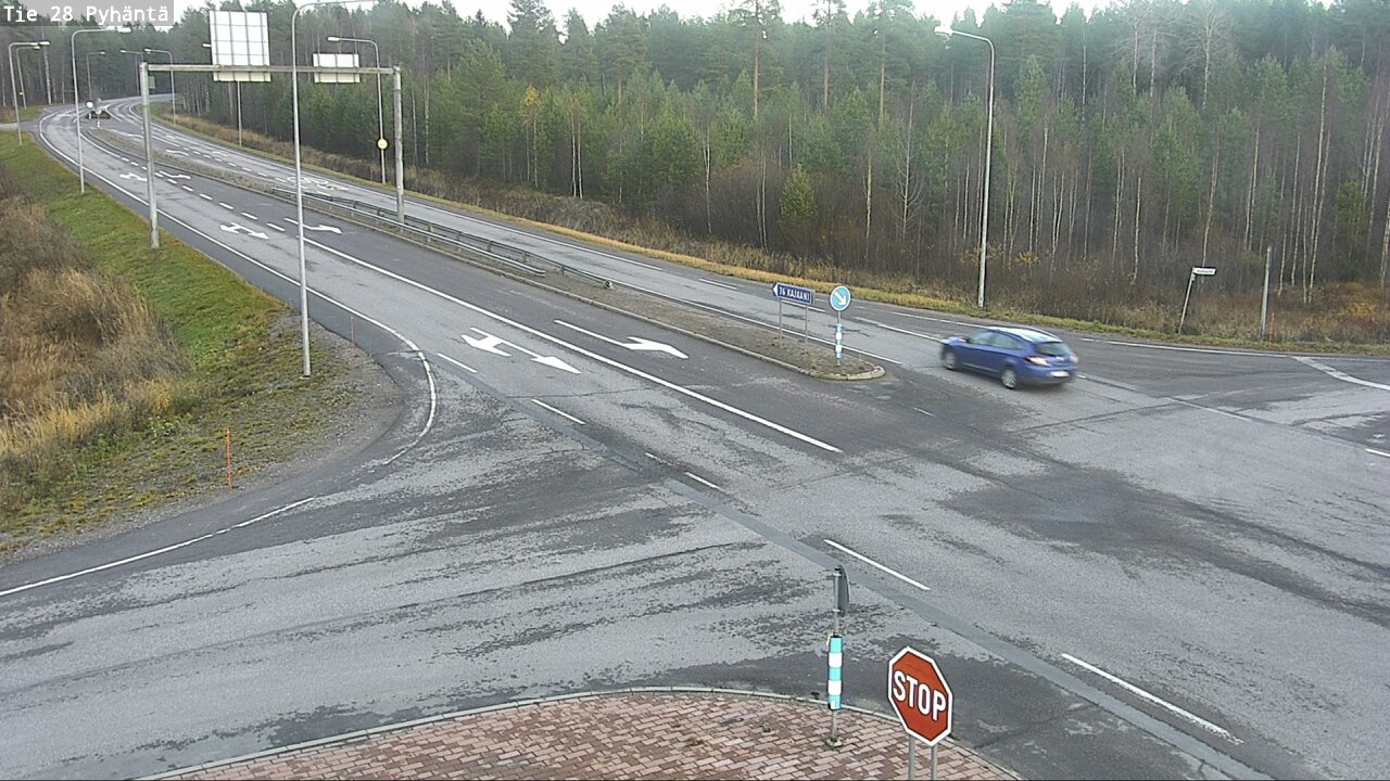 Kelikamerat Kuva Tie 28 Pyhäntä, Pyhäntä, Pohjois-Pohjanmaa