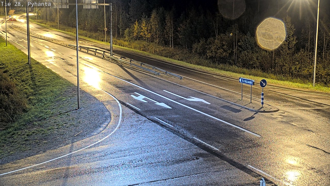 Kelikamerat Kuva Tie 28 Pyhäntä, Pyhäntä, Pohjois-Pohjanmaa