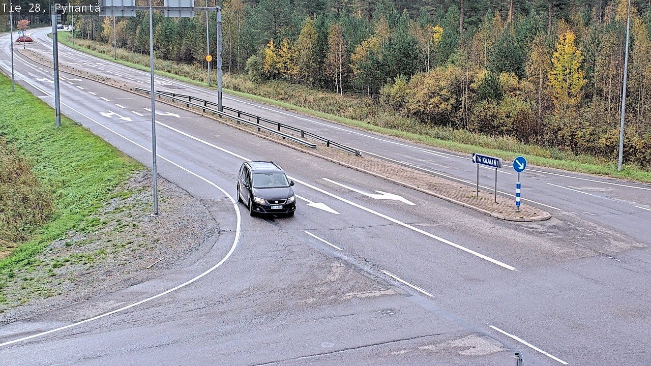 Kelikamerat Kuva Tie 28 Pyhäntä, Pyhäntä, Pohjois-Pohjanmaa