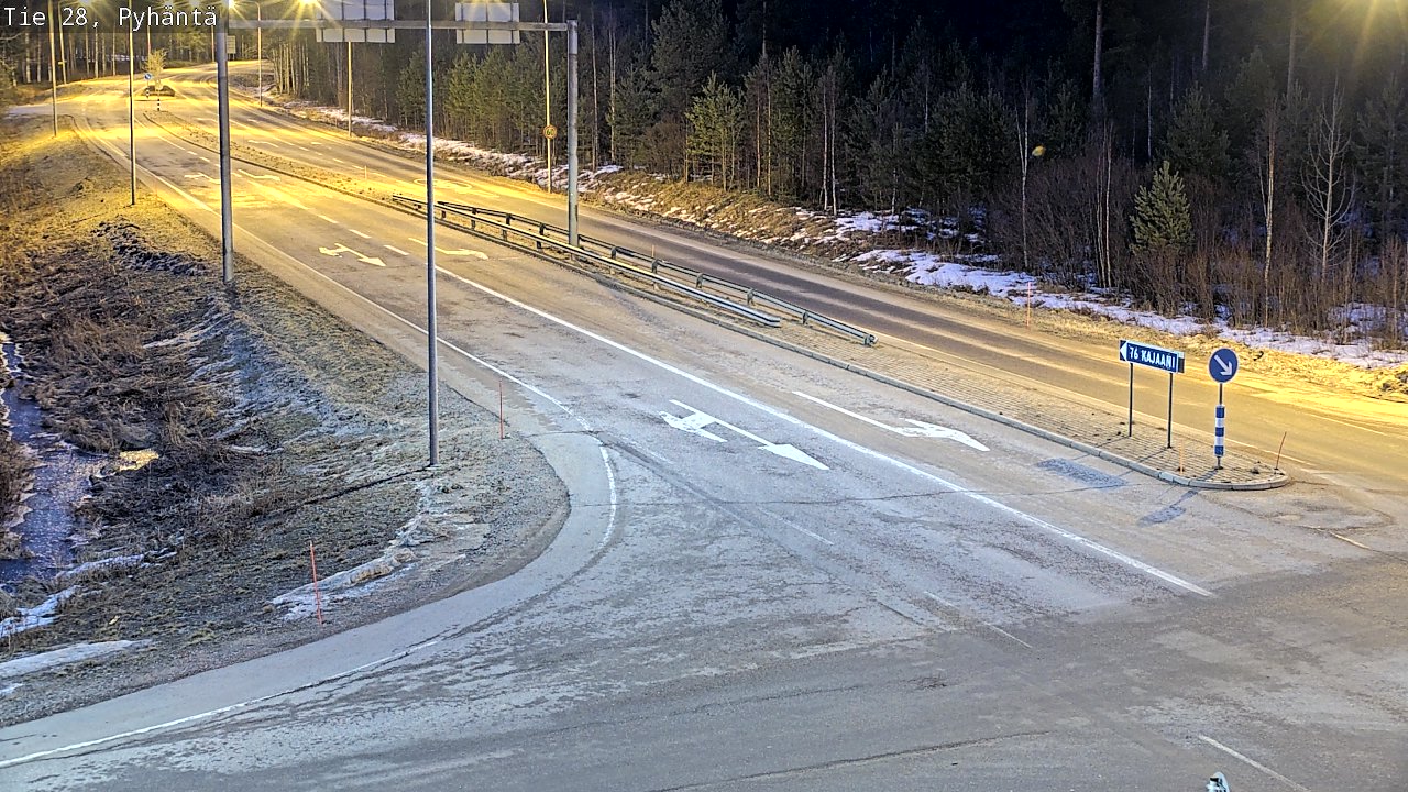 Kelikamerat Kuva Tie 28 Pyhäntä, Pyhäntä, Pohjois-Pohjanmaa