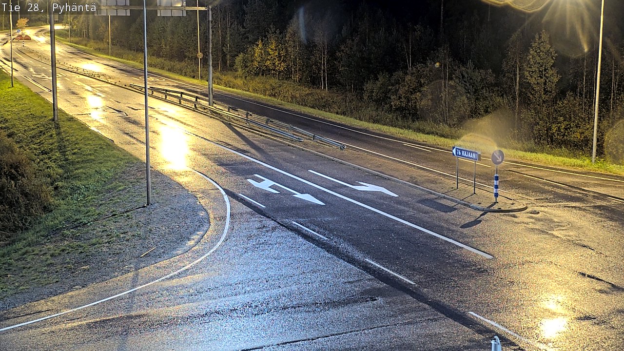 Kelikamerat Kuva Tie 28 Pyhäntä, Pyhäntä, Pohjois-Pohjanmaa