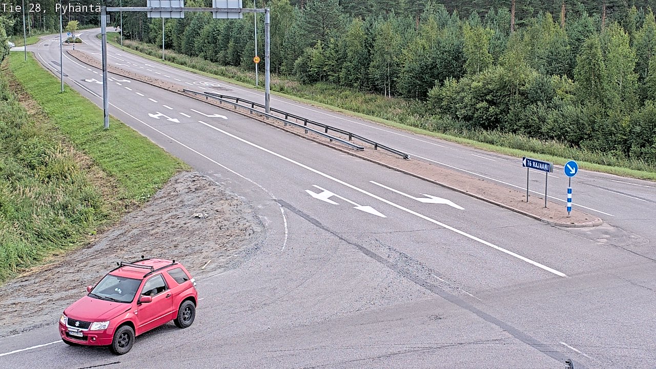 Kelikamerat Kuva Tie 28 Pyhäntä, Pyhäntä, Pohjois-Pohjanmaa