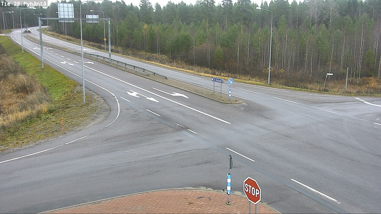 Kelikamerat Kuva Tie 28 Pyhäntä, Pyhäntä, Pohjois-Pohjanmaa