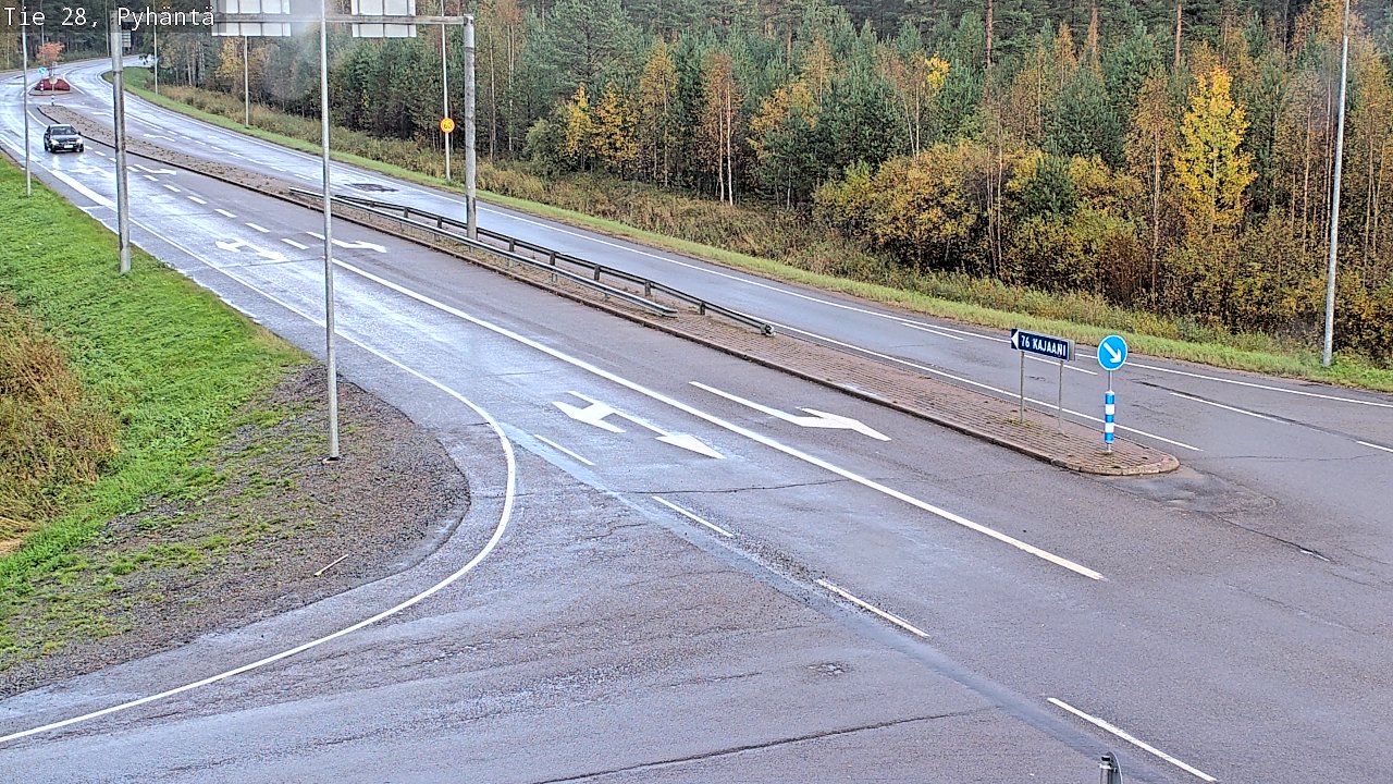 Kelikamerat Kuva Tie 28 Pyhäntä, Pyhäntä, Pohjois-Pohjanmaa