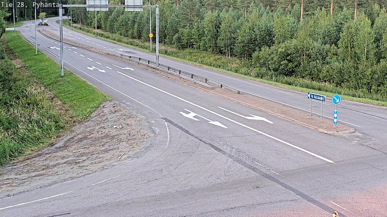 Kelikamerat Kuva Tie 28 Pyhäntä, Pyhäntä, Pohjois-Pohjanmaa
