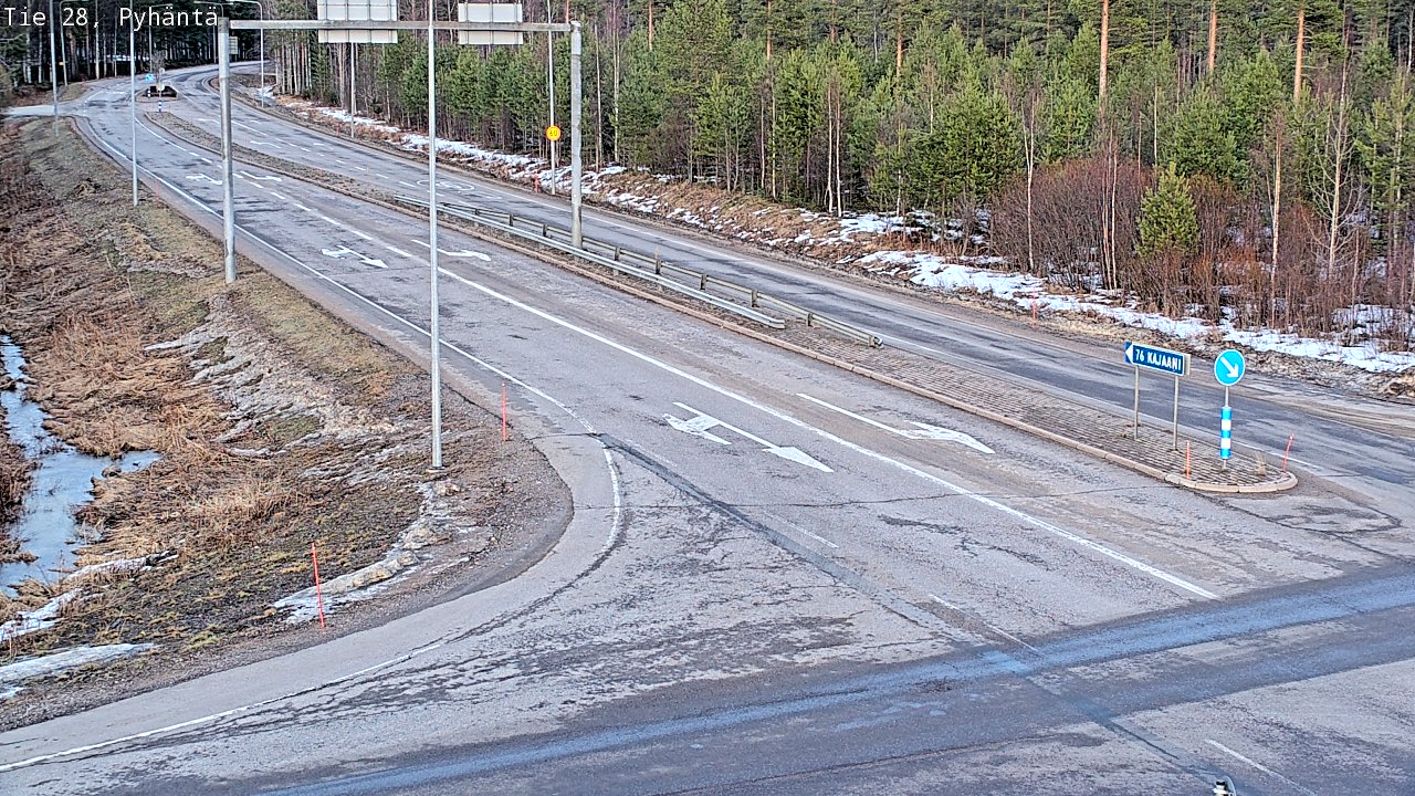 Kelikamerat Kuva Tie 28 Pyhäntä, Pyhäntä, Pohjois-Pohjanmaa