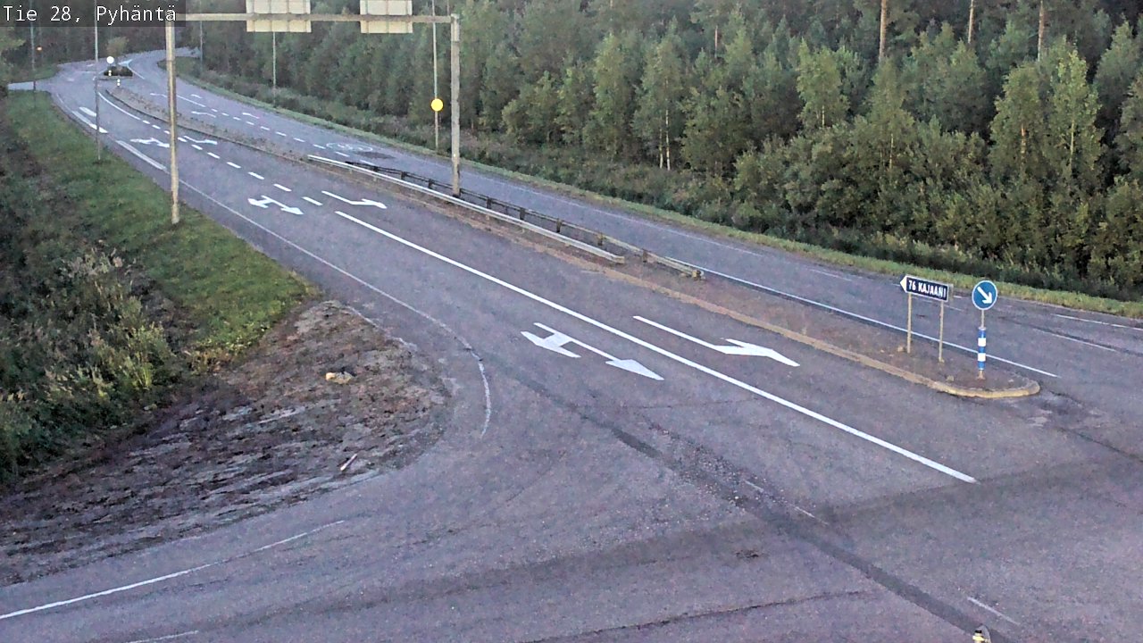 Kelikamerat Kuva Tie 28 Pyhäntä, Pyhäntä, Pohjois-Pohjanmaa