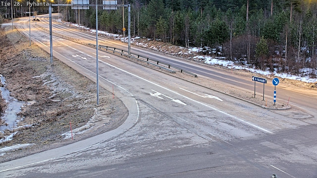 Kelikamerat Kuva Tie 28 Pyhäntä, Pyhäntä, Pohjois-Pohjanmaa