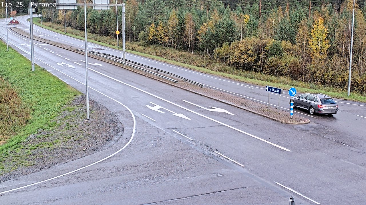 Kelikamerat Kuva Tie 28 Pyhäntä, Pyhäntä, Pohjois-Pohjanmaa