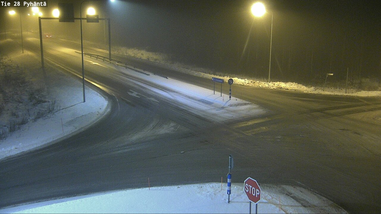 Kelikamerat Kuva Tie 28 Pyhäntä, Pyhäntä, Pohjois-Pohjanmaa