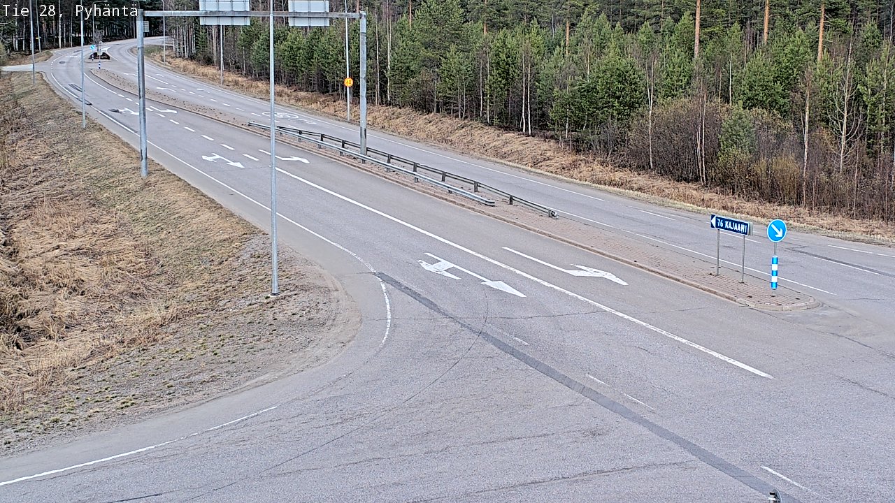 Kelikamerat Kuva Tie 28 Pyhäntä, Pyhäntä, Pohjois-Pohjanmaa