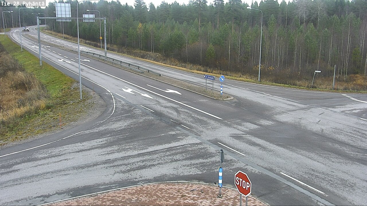 Kelikamerat Kuva Tie 28 Pyhäntä, Pyhäntä, Pohjois-Pohjanmaa