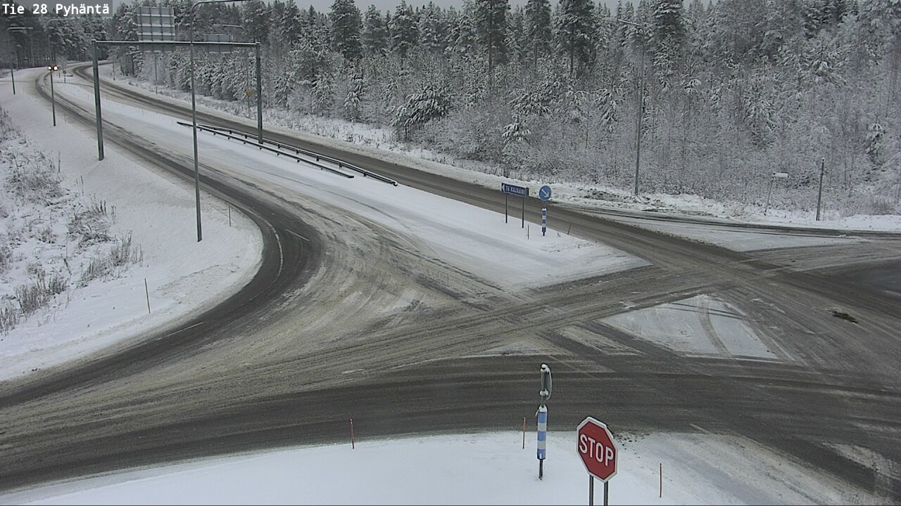 Kelikamerat Kuva Tie 28 Pyhäntä, Pyhäntä, Pohjois-Pohjanmaa