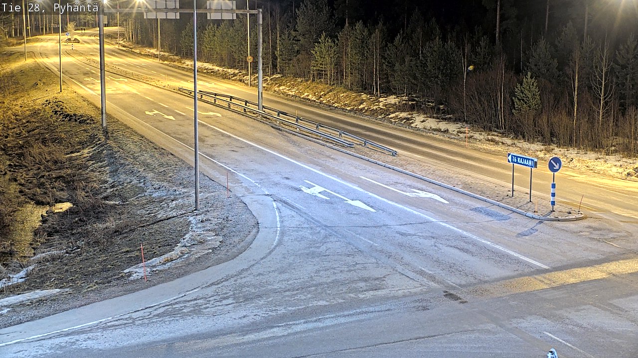 Kelikamerat Kuva Tie 28 Pyhäntä, Pyhäntä, Pohjois-Pohjanmaa