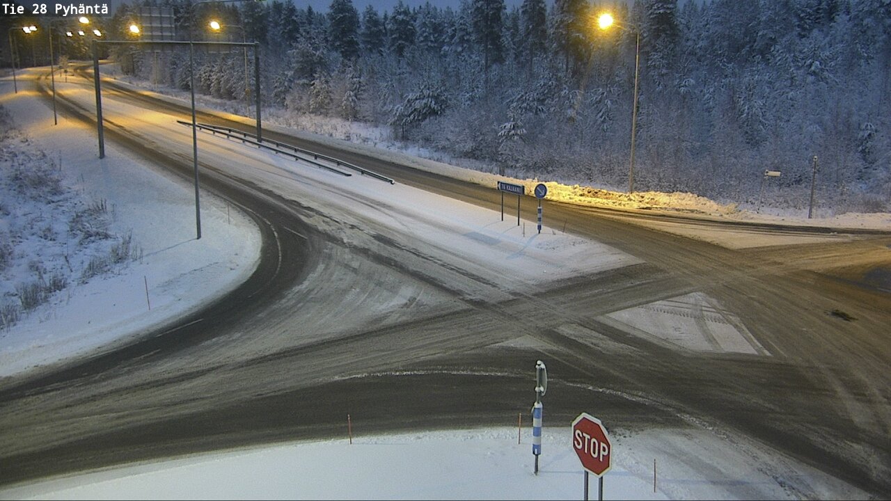 Kelikamerat Kuva Tie 28 Pyhäntä, Pyhäntä, Pohjois-Pohjanmaa