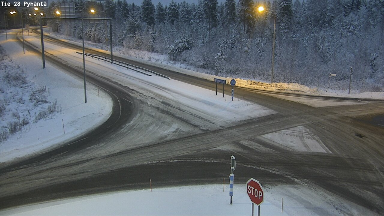 Kelikamerat Kuva Tie 28 Pyhäntä, Pyhäntä, Pohjois-Pohjanmaa