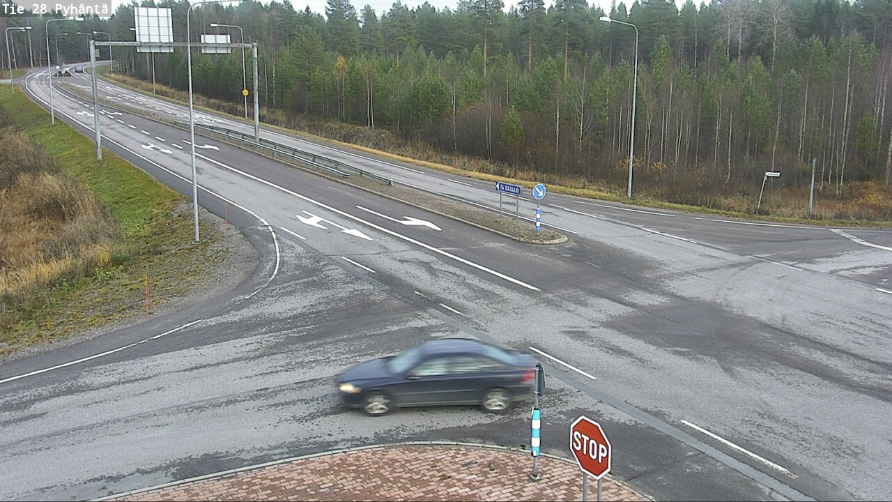 Kelikamerat Kuva Tie 28 Pyhäntä, Pyhäntä, Pohjois-Pohjanmaa