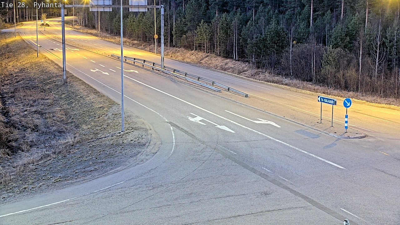 Kelikamerat Kuva Tie 28 Pyhäntä, Pyhäntä, Pohjois-Pohjanmaa