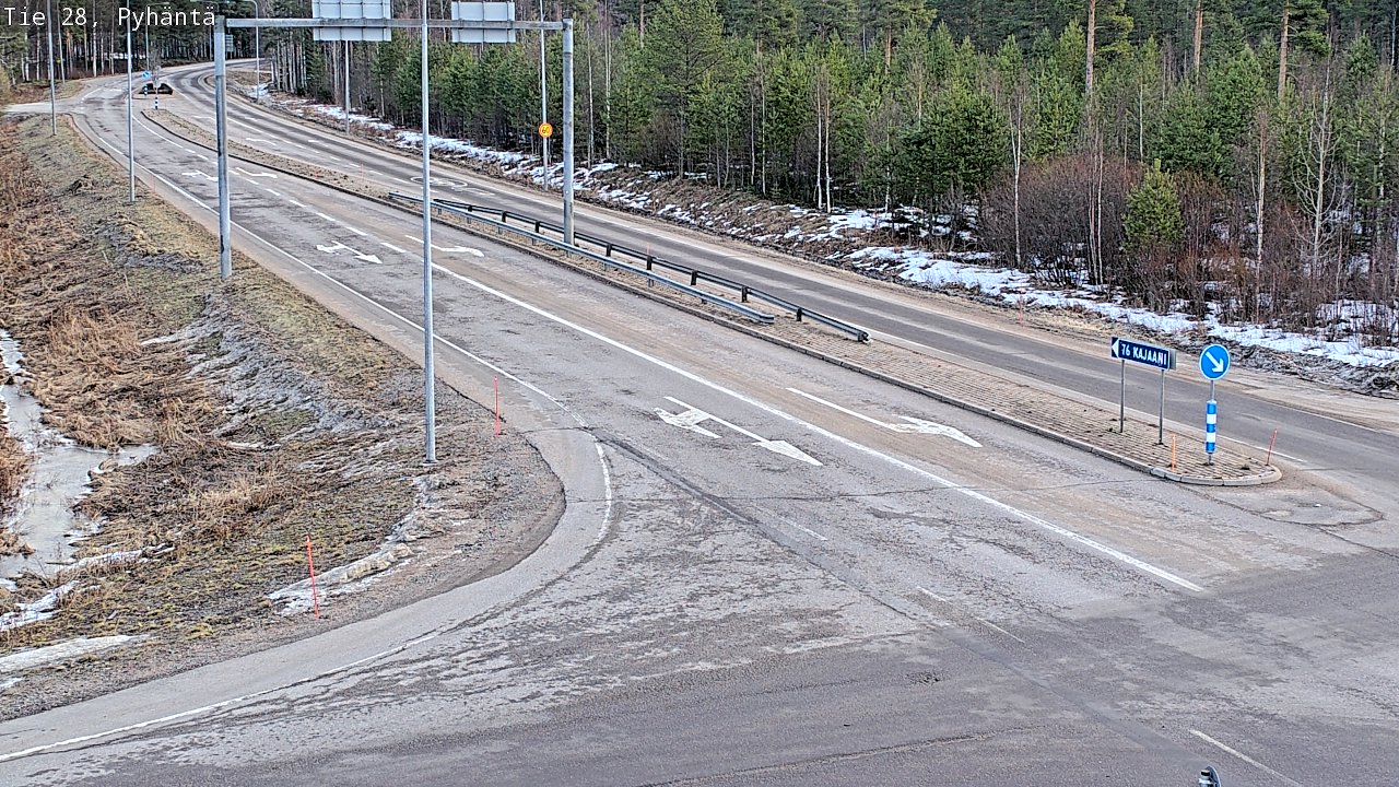 Kelikamerat Kuva Tie 28 Pyhäntä, Pyhäntä, Pohjois-Pohjanmaa