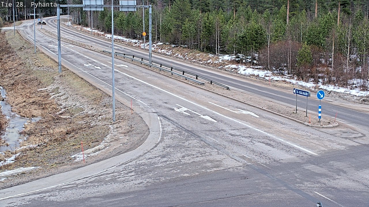 Kelikamerat Kuva Tie 28 Pyhäntä, Pyhäntä, Pohjois-Pohjanmaa