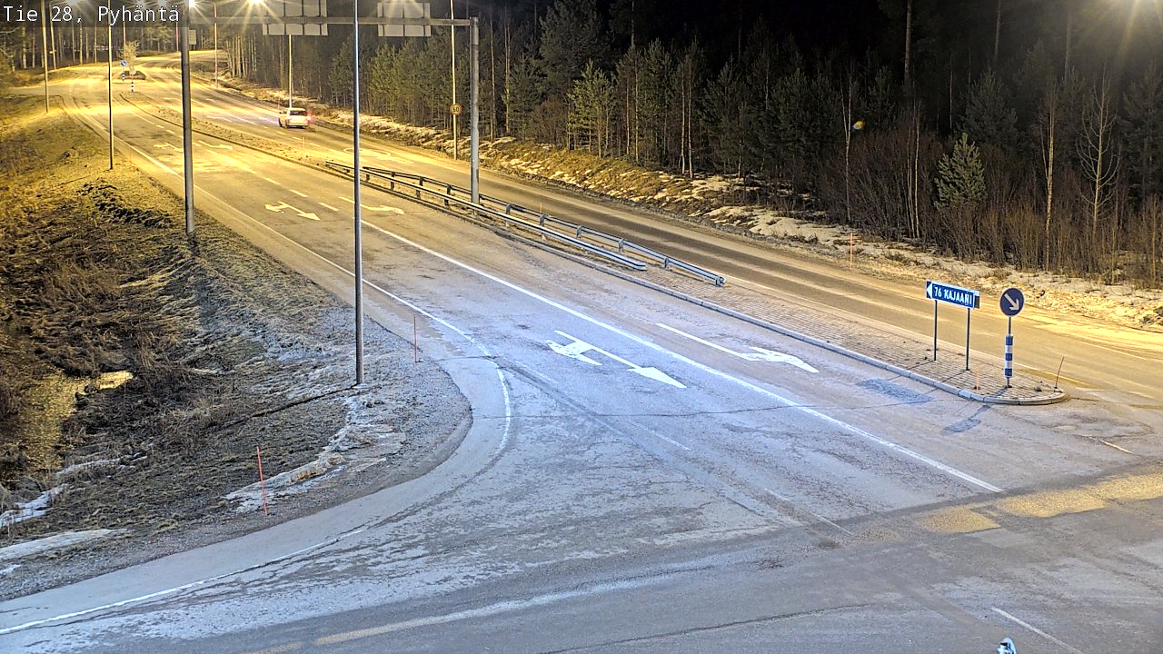 Kelikamerat Kuva Tie 28 Pyhäntä, Pyhäntä, Pohjois-Pohjanmaa