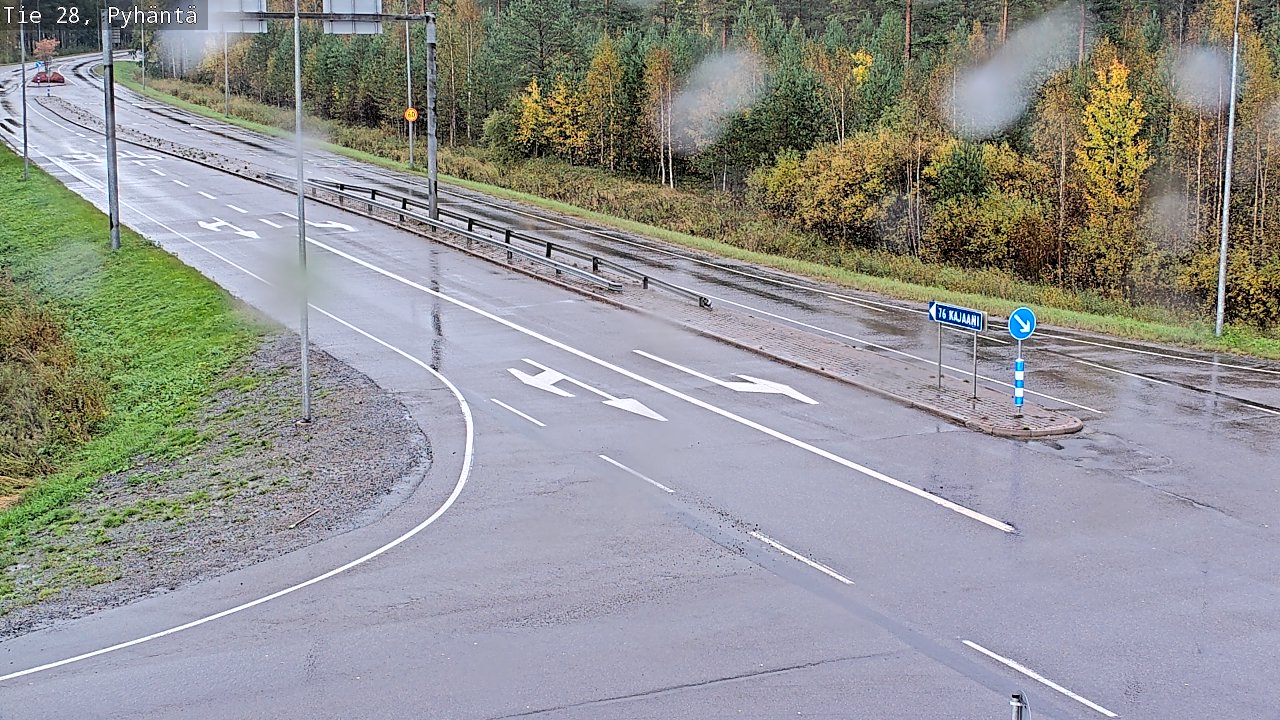 Kelikamerat Kuva Tie 28 Pyhäntä, Pyhäntä, Pohjois-Pohjanmaa