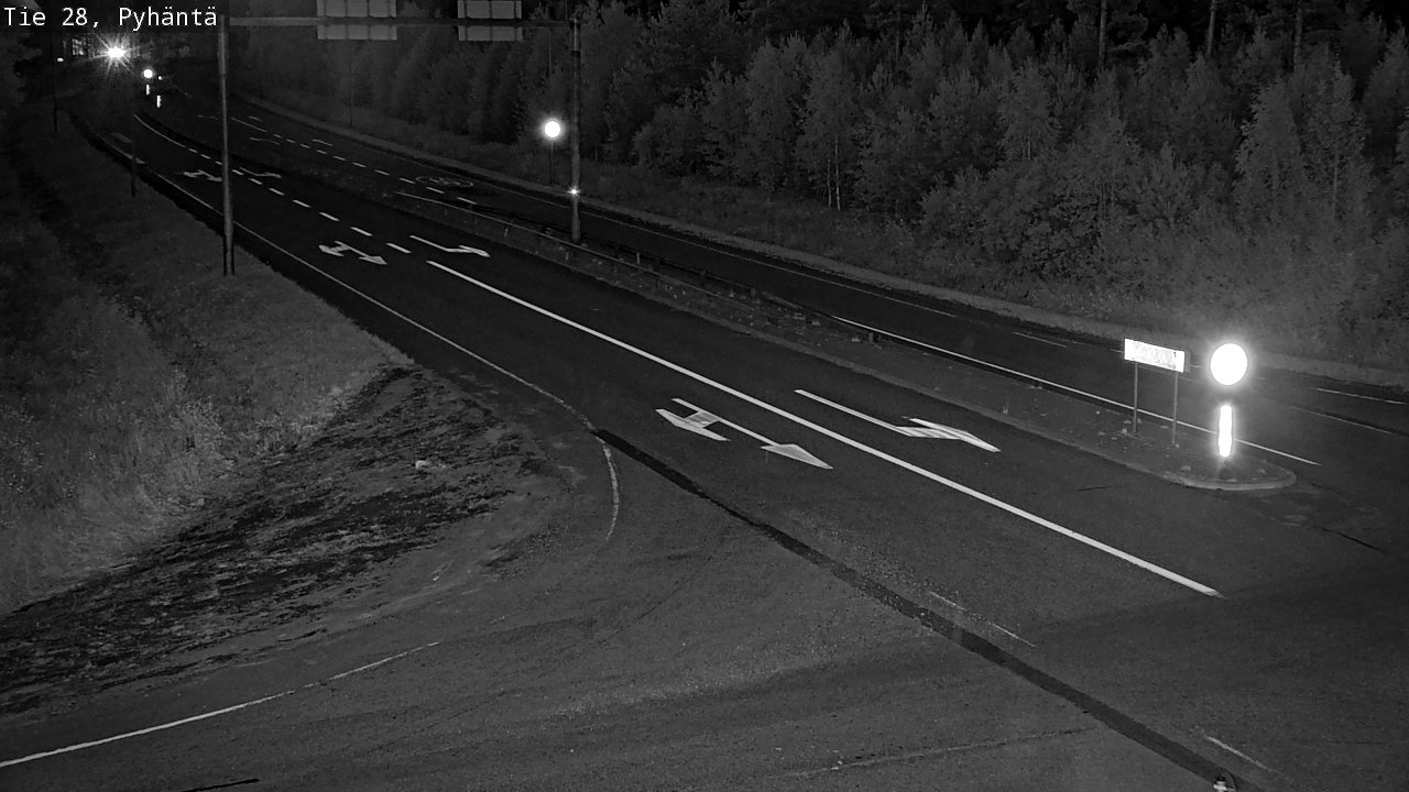 Kelikamerat Kuva Tie 28 Pyhäntä, Pyhäntä, Pohjois-Pohjanmaa