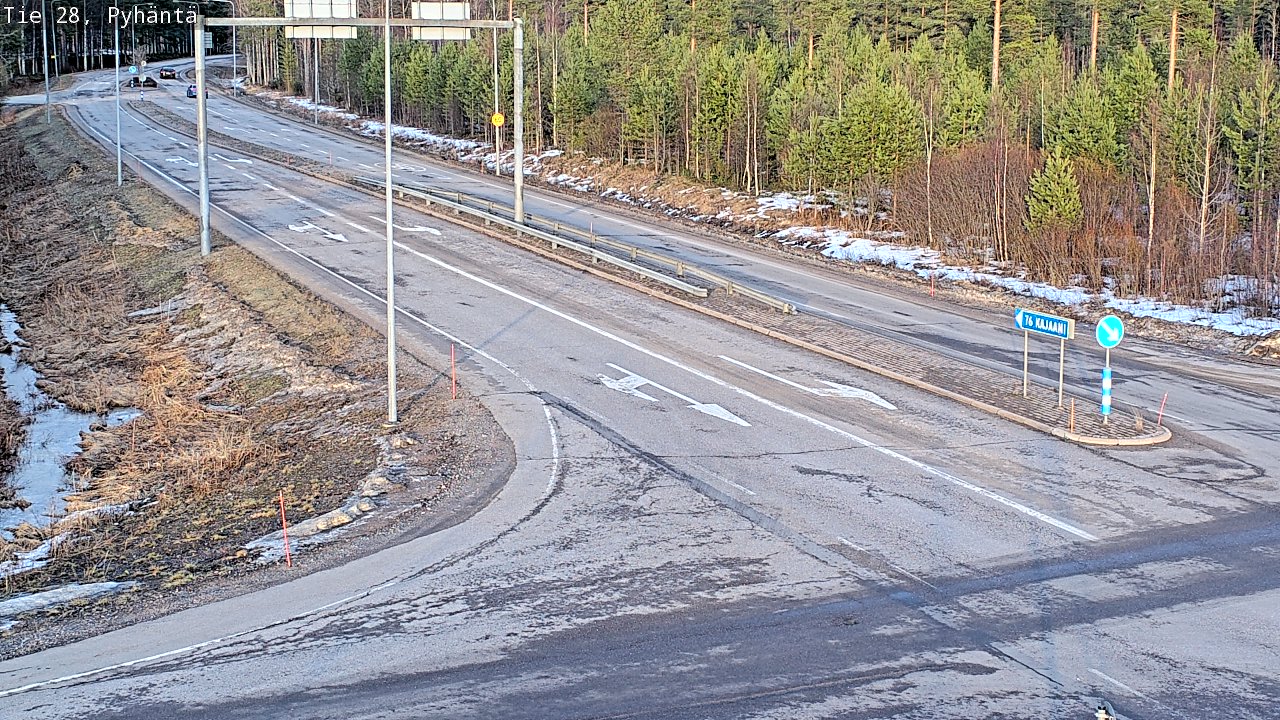 Kelikamerat Kuva Tie 28 Pyhäntä, Pyhäntä, Pohjois-Pohjanmaa