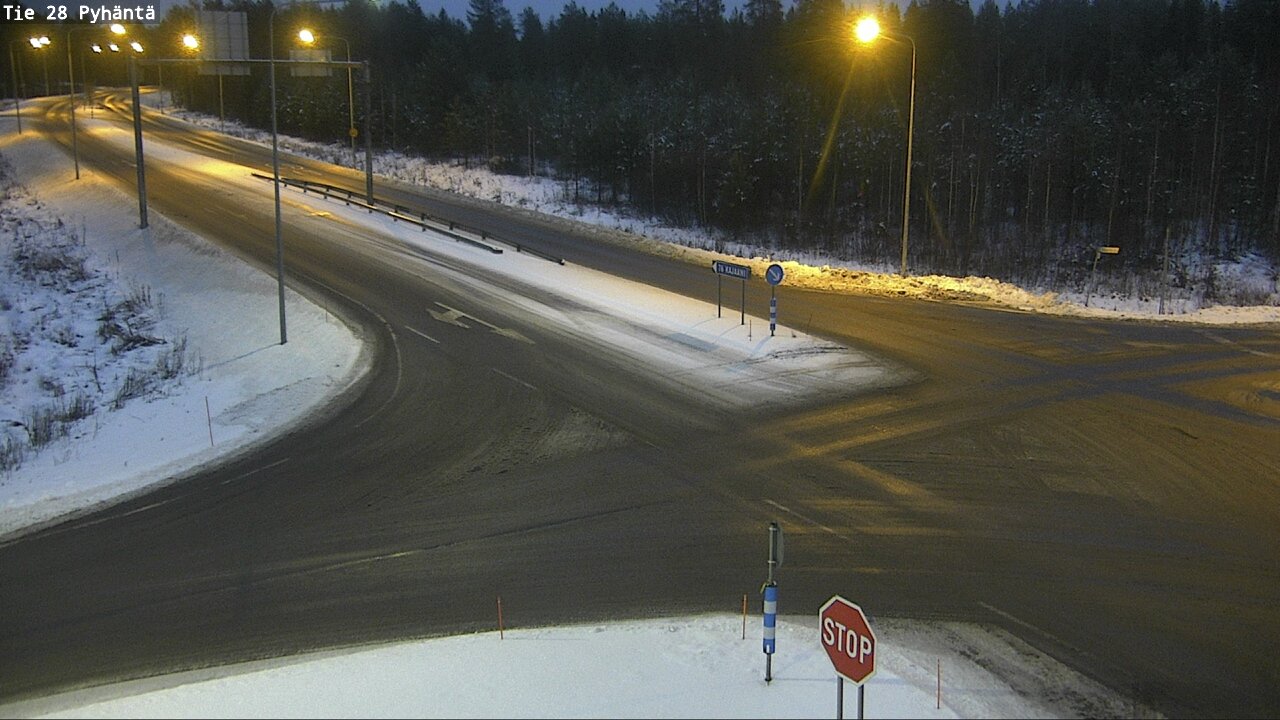 Kelikamerat Kuva Tie 28 Pyhäntä, Pyhäntä, Pohjois-Pohjanmaa
