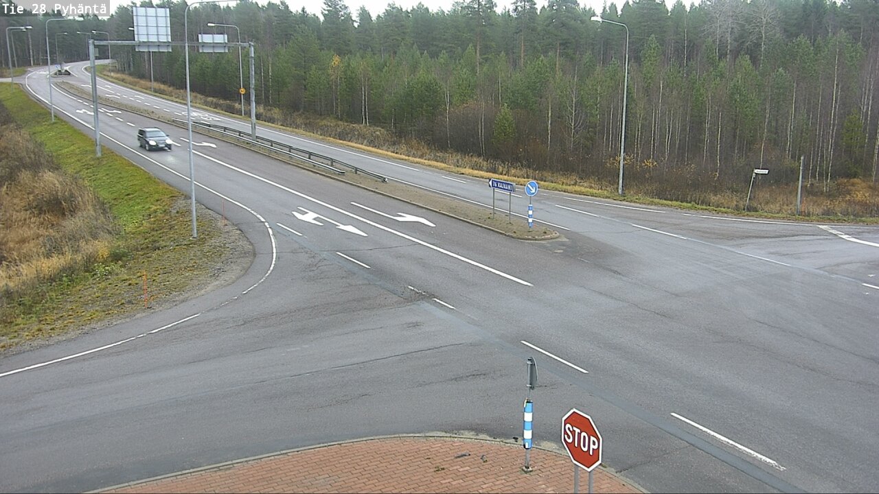 Kelikamerat Kuva Tie 28 Pyhäntä, Pyhäntä, Pohjois-Pohjanmaa