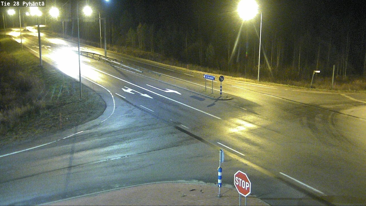 Kelikamerat Kuva Tie 28 Pyhäntä, Pyhäntä, Pohjois-Pohjanmaa