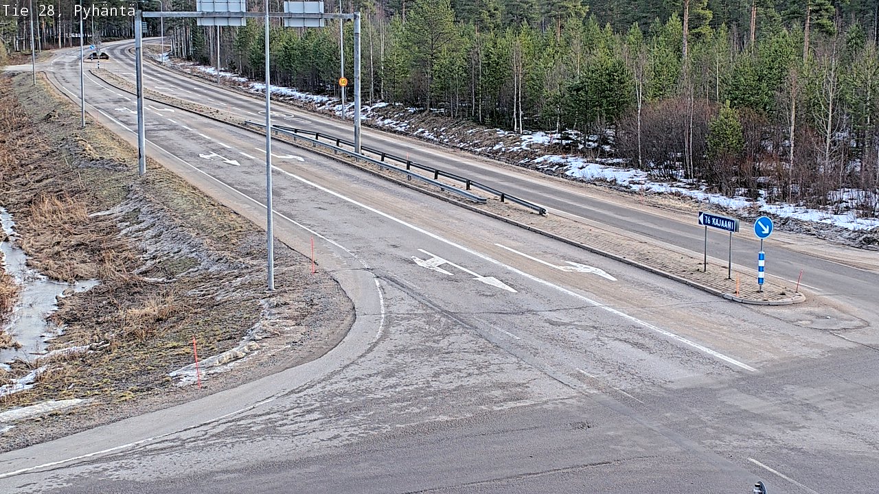 Kelikamerat Kuva Tie 28 Pyhäntä, Pyhäntä, Pohjois-Pohjanmaa