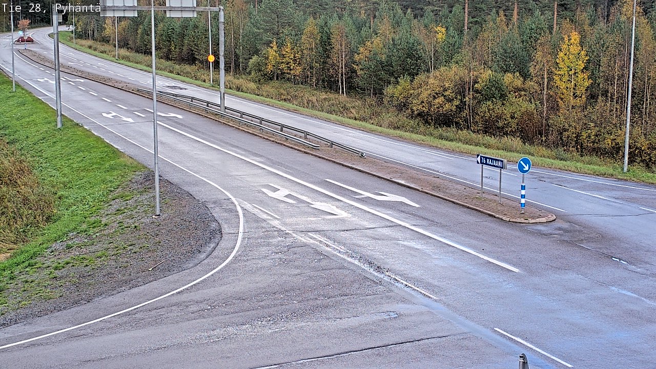 Kelikamerat Kuva Tie 28 Pyhäntä, Pyhäntä, Pohjois-Pohjanmaa
