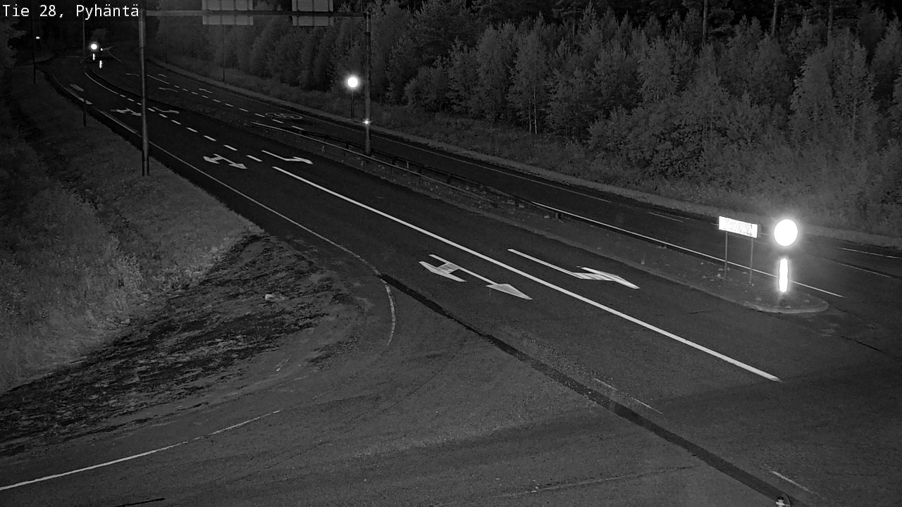 Kelikamerat Kuva Tie 28 Pyhäntä, Pyhäntä, Pohjois-Pohjanmaa