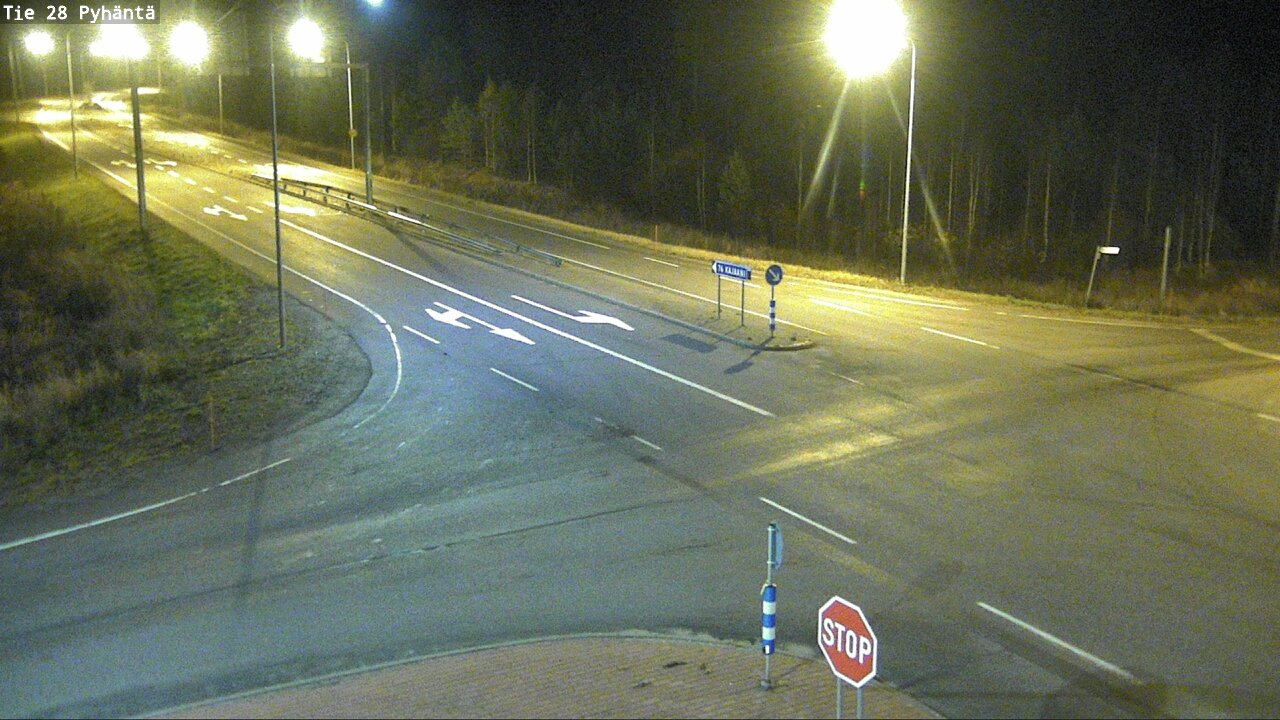 Kelikamerat Kuva Tie 28 Pyhäntä, Pyhäntä, Pohjois-Pohjanmaa