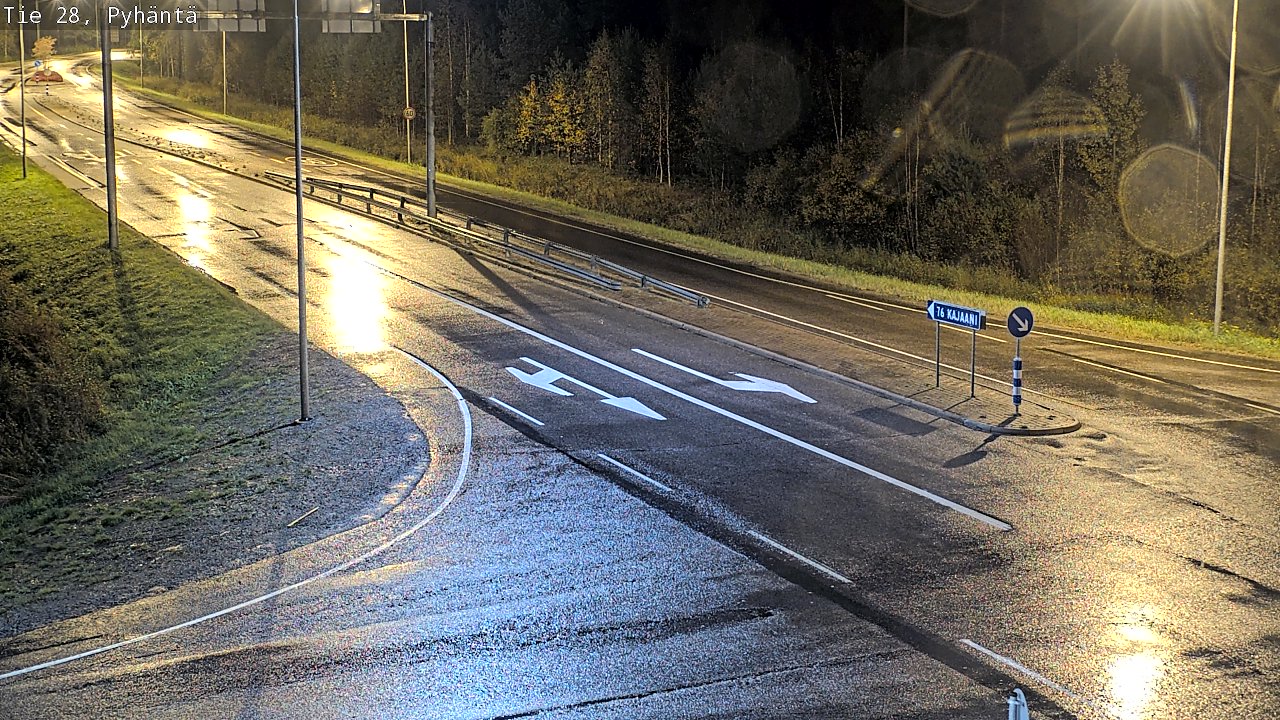 Kelikamerat Kuva Tie 28 Pyhäntä, Pyhäntä, Pohjois-Pohjanmaa
