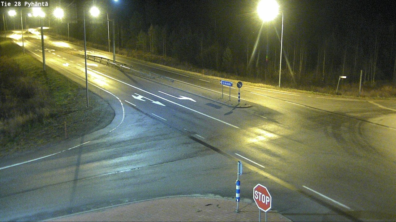 Kelikamerat Kuva Tie 28 Pyhäntä, Pyhäntä, Pohjois-Pohjanmaa