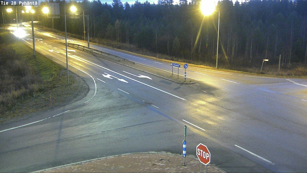 Kelikamerat Kuva Tie 28 Pyhäntä, Pyhäntä, Pohjois-Pohjanmaa