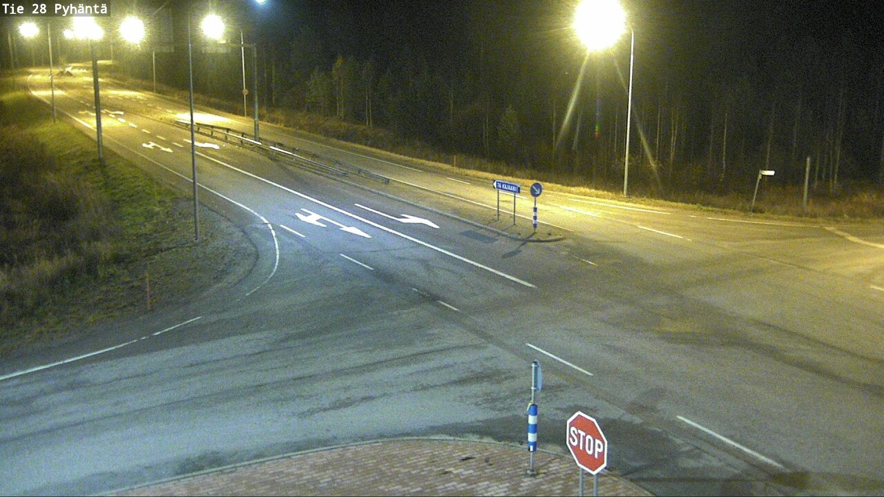 Kelikamerat Kuva Tie 28 Pyhäntä, Pyhäntä, Pohjois-Pohjanmaa