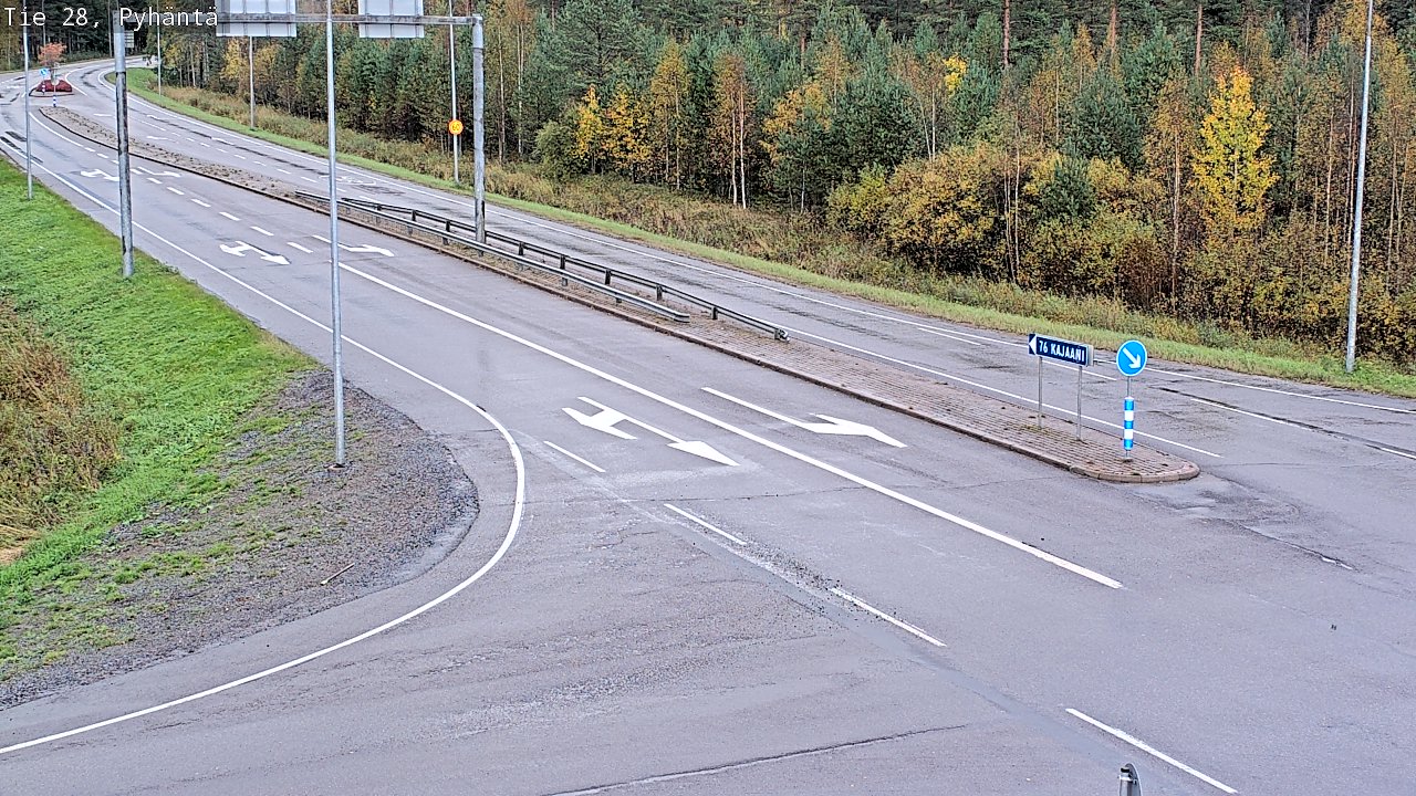 Kelikamerat Kuva Tie 28 Pyhäntä, Pyhäntä, Pohjois-Pohjanmaa