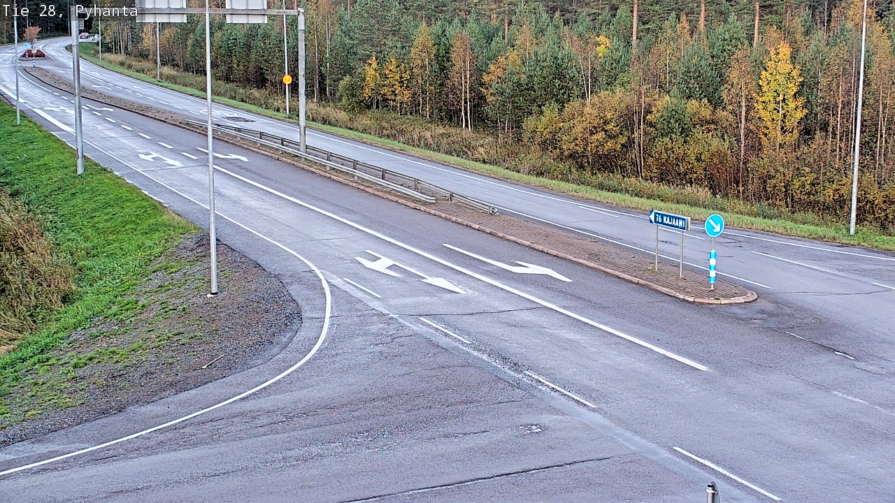 Kelikamerat Kuva Tie 28 Pyhäntä, Pyhäntä, Pohjois-Pohjanmaa